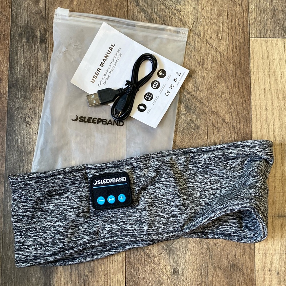 SleepBand Bluetooth headset. New. Never used